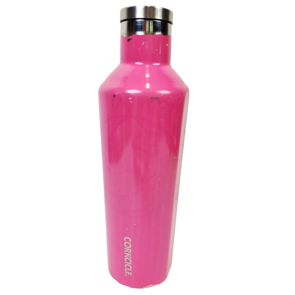 Corkcicle Triple Insulated Canteen 16 oz Hot Cold Drink Pink Camping or Travel